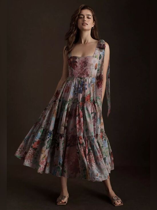 Anthropologie Dresses & Skirts - New Anthropologie x BHLDN Marcella Flower Dress Size 4